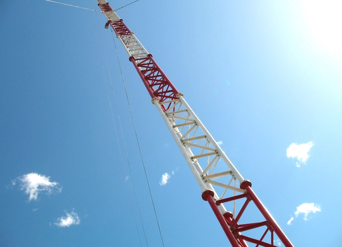 guyed lattice tower