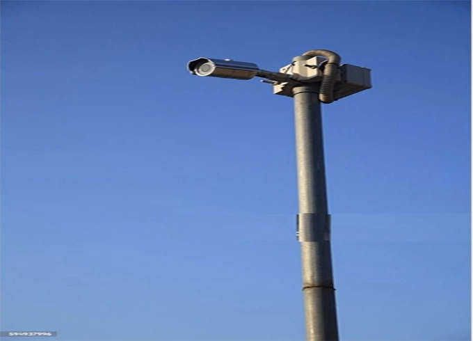 outdoor cctv camera pole