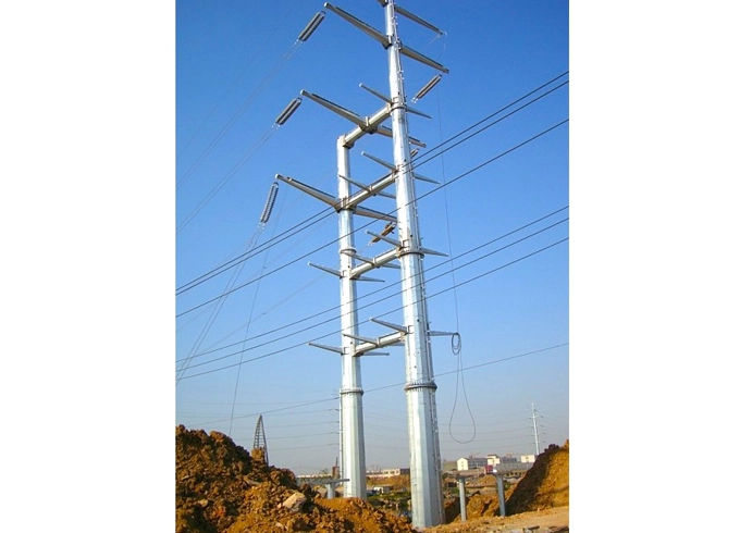 lattice steel pole